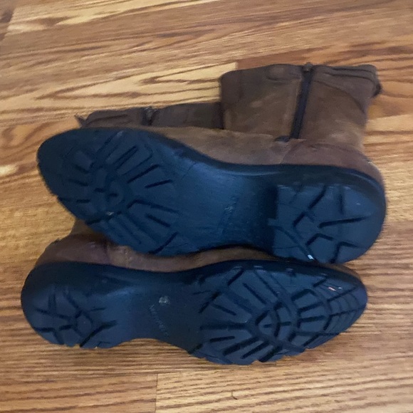 MERRELL VERA MID CALF BROWN LEATHER BOOTS SIZE 7.5 - Picture 3 of 4